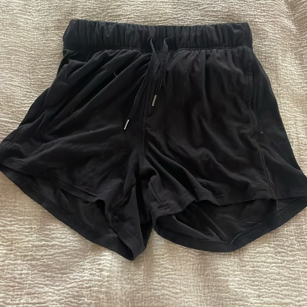 Black Stretchy, Soft Shorts